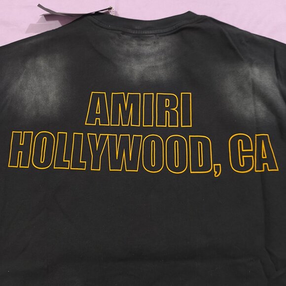 Amiri Retro Eagle Pattern Loose-Fitting T-Shirt - Picture 6 of 6